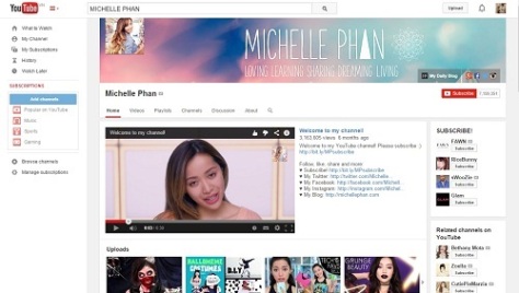 Michelle-tai-youtube